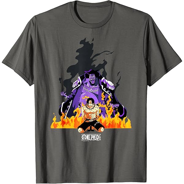 Amazon.com: One Piece - Wanted Poster Portgas D. Ace T-Shirt